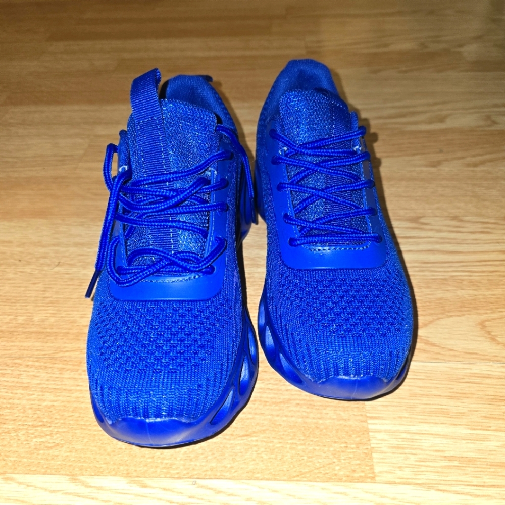 Royal blue sneakers